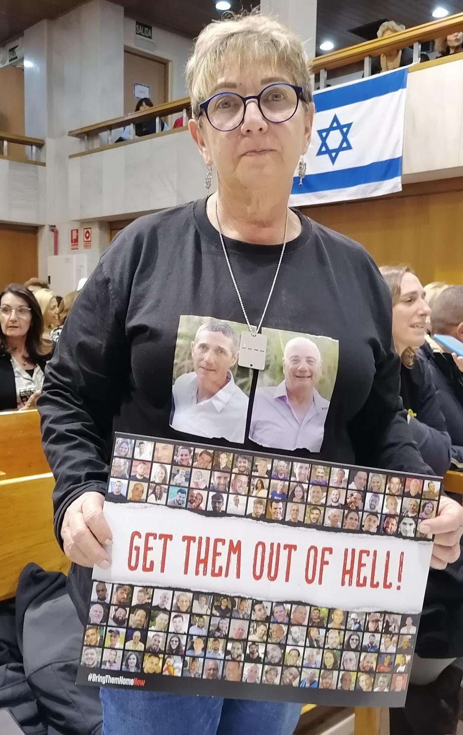 Clara Marman, argentino-israelí quien fuera secuestrada por Hamás y liberada tras 53 días de cautiverio en Gaza