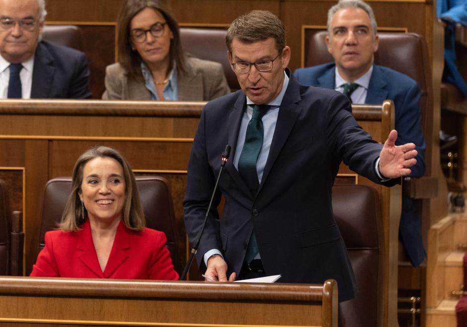 Alberto Núñez Feijóo en el Congreso de los Diputados