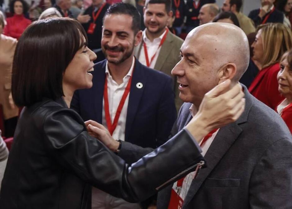 Diana Morant y Alejandro Soler, en un acto del PSPV-PSOE