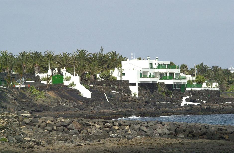 Palacio de La Mareta, en Lanzarote. Fue un regalo del Rey Hussein de Jordania a Don Juan Carlos que ahora disfruta Sánchez