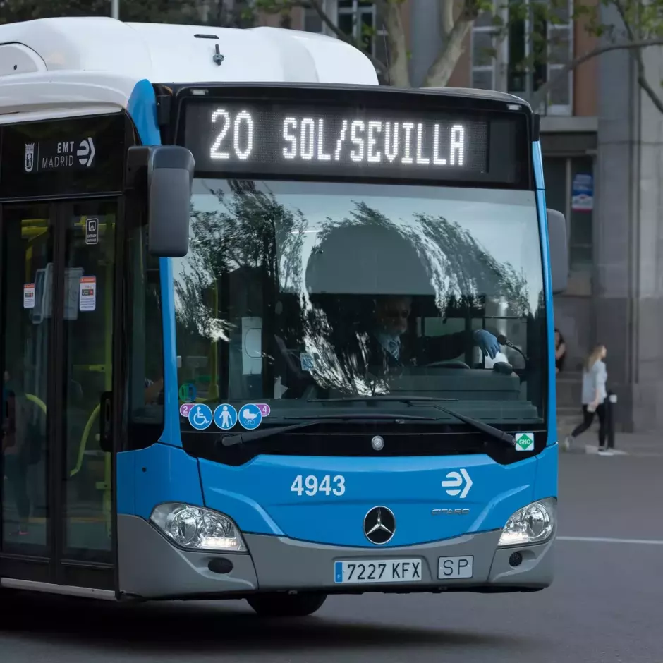 Autobús de la EMT de Madrid