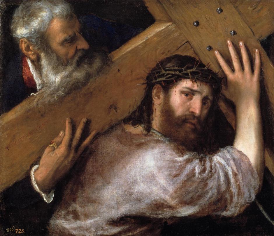 Cristo con la Cruz a cuestas, de Tiziano