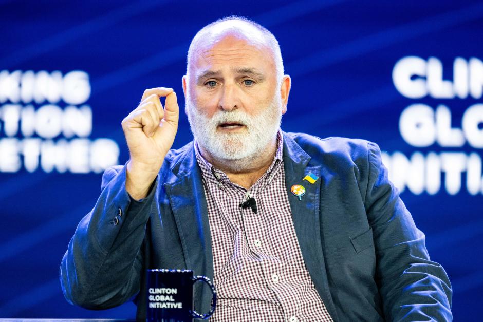 Chef Jose Andres, during Clinton Global Initiative Conference in New York, US - 19 Sept 2023