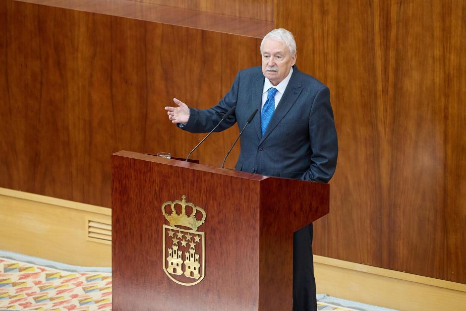 El expresidente de la Comunidad de Madrid Joaquín Leguina