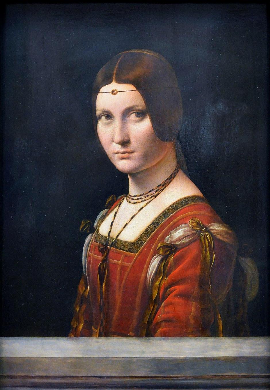 Retrato de dama (La Belle Ferronière) - Leonardo Da Vinci