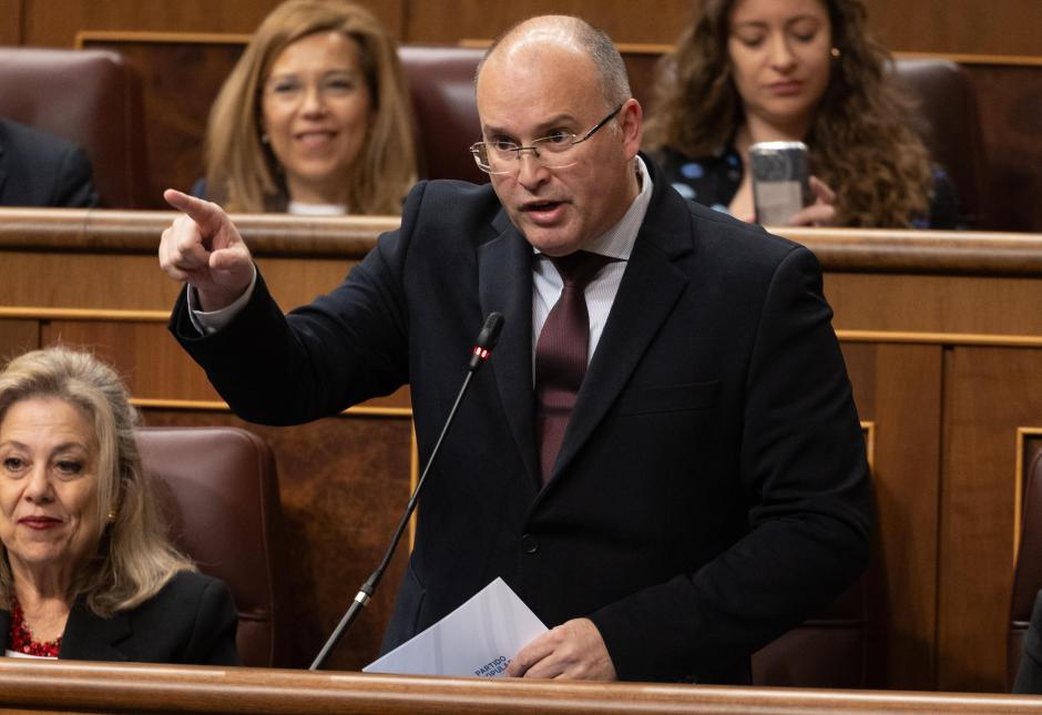 El portavoz del PP en el Congreso, Miguel Tellado