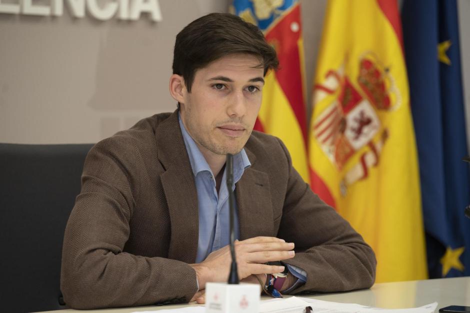 El nuevo portavoz del PSPV-PSOE en el Ayuntamiento de Valencia, Borja Sanjuán