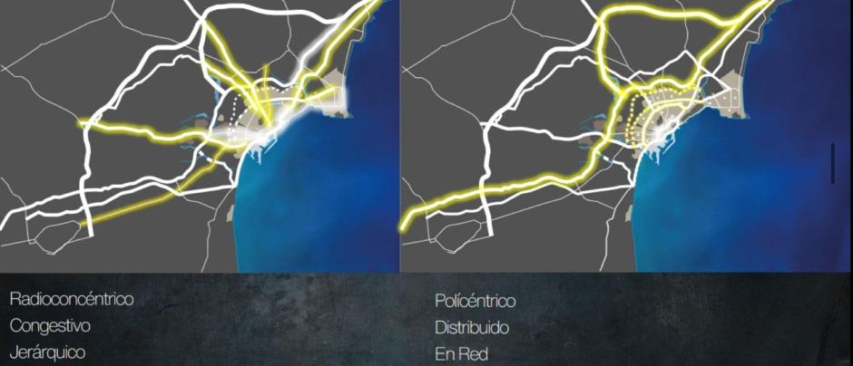 Estructura de conexiones Alicante 4D