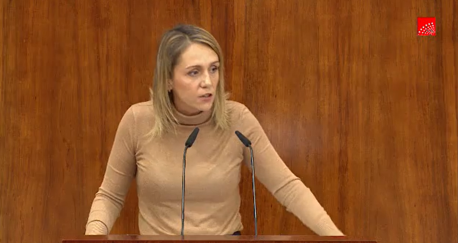 La diputada del PP en la Asamblea de Madrid Alma Ezcurra