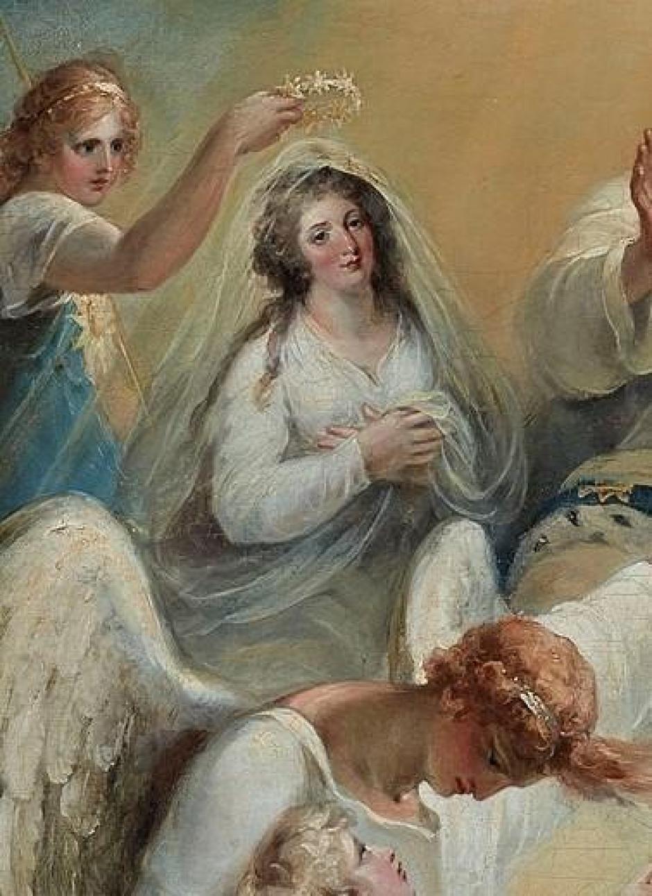 El Triunfo de la Sierva de Dios Isabel de Francia por William Hamilton
