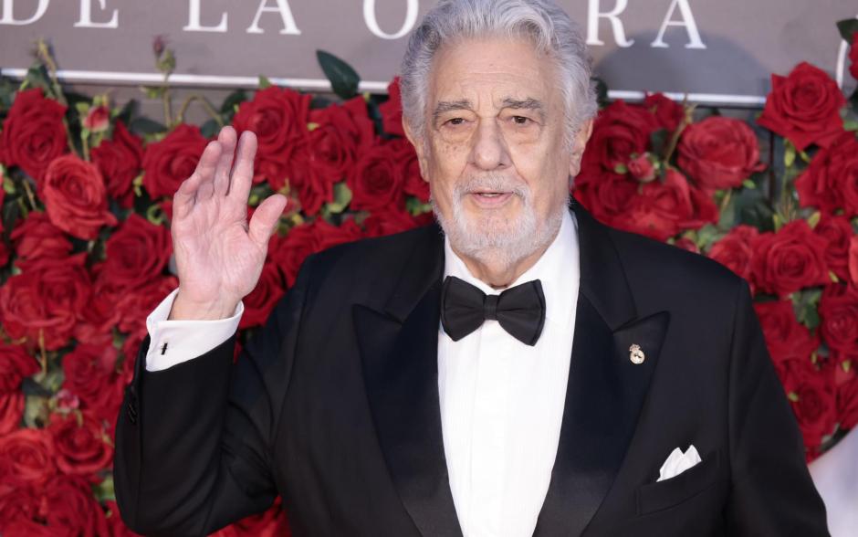 El tenor español Plácido Domingo