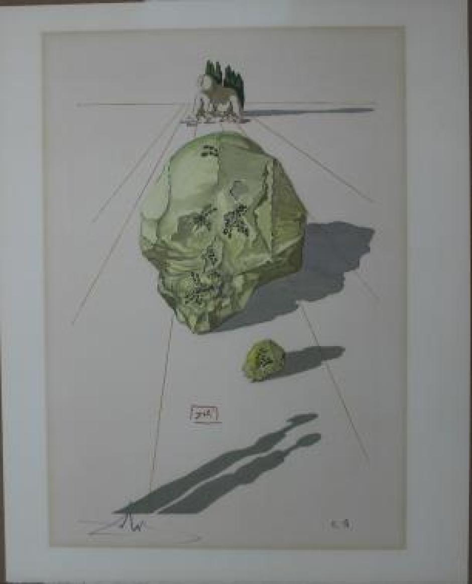 Pintura de Dalí aprehendida por la Policía Nacional adscrita a la Generalitat Valenciana