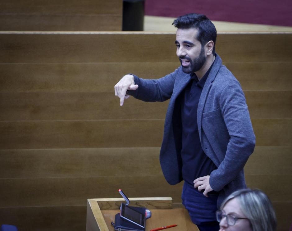 José Muñoz, portavoz del PSPV-PSOE en las Cortes Valencianas