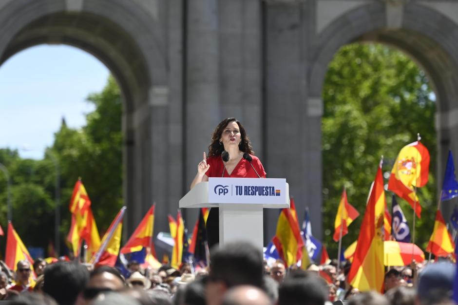 La presidenta de la Comunidad de Madrid, Isabel Díaz Ayuso