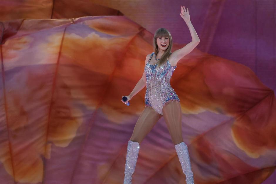Taylor Swift este miércoles en el estadio Santiago Bernabéu de Madrid