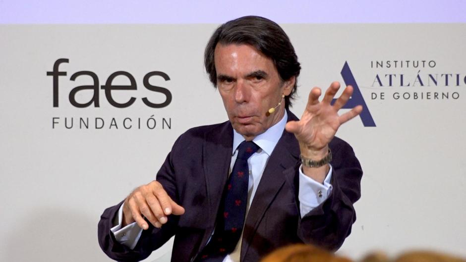 José María Aznar en el coloquio de FAES