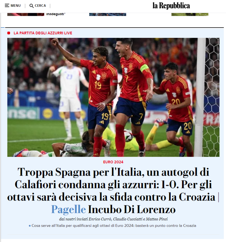 prensa italiana