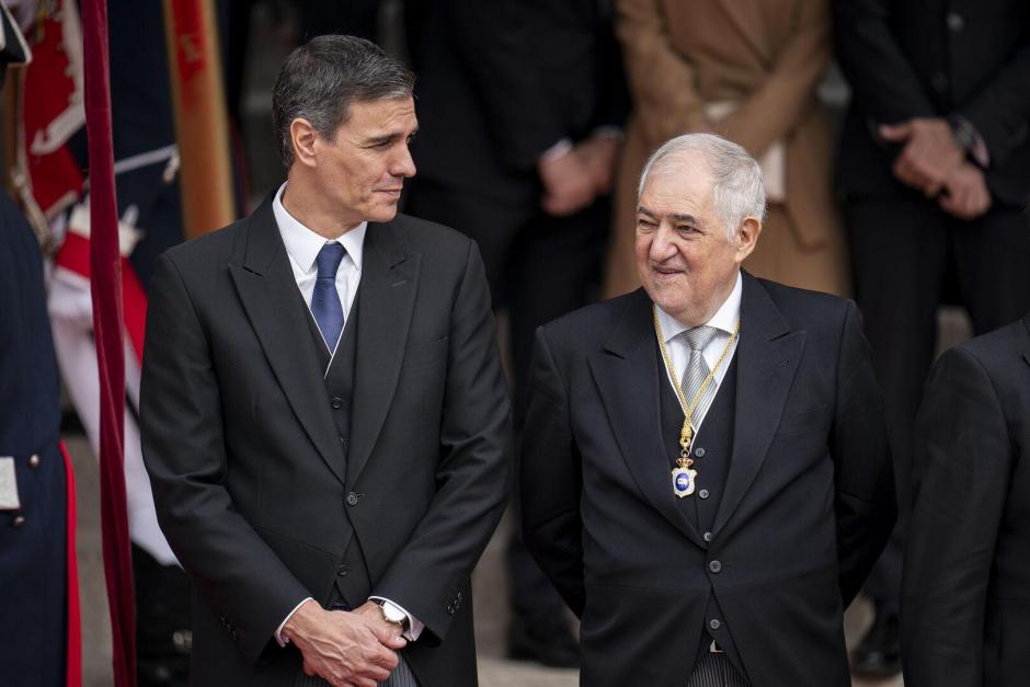 Pedro Sánchez y Cándido Conde-Pumpido