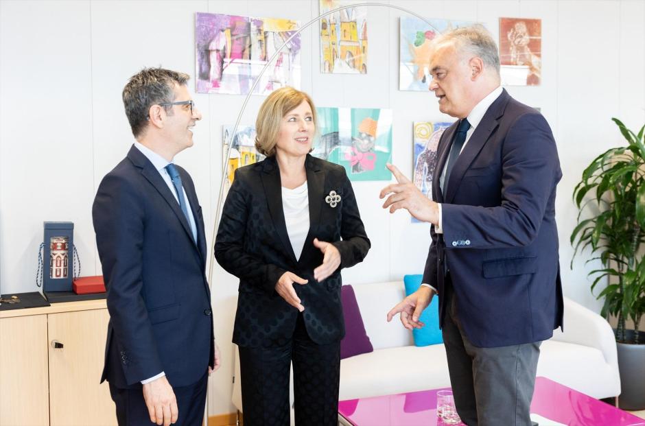 Bolaños, Jourová y González Pons