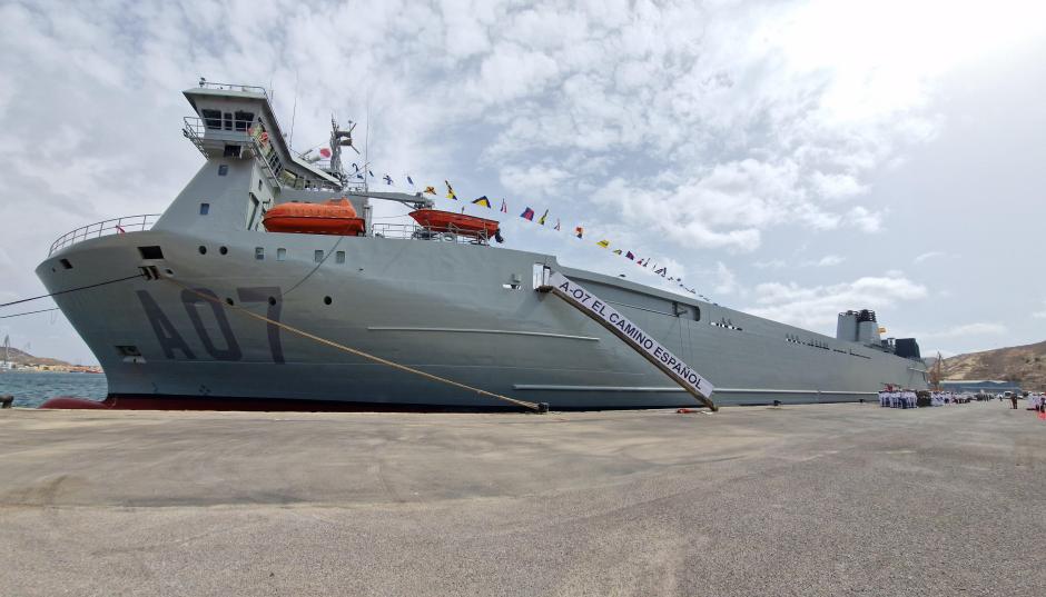Buque de Transporte Logístico (BTL) del Ejército de Tierra «El Camino Español» A-07