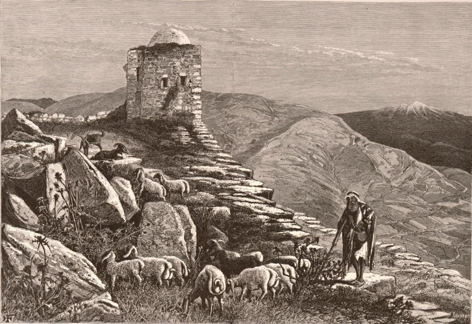 Ruinas del monte Gerizim c. 1880