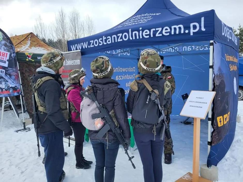 Entrenamiento militar en Polonia