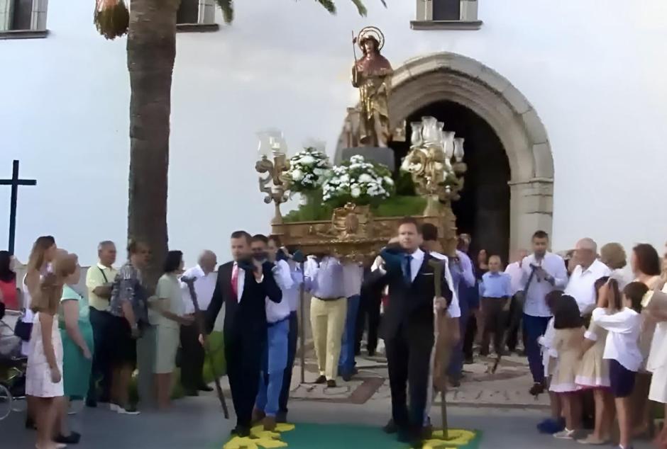 Procesión de San Roque en Dos Torres