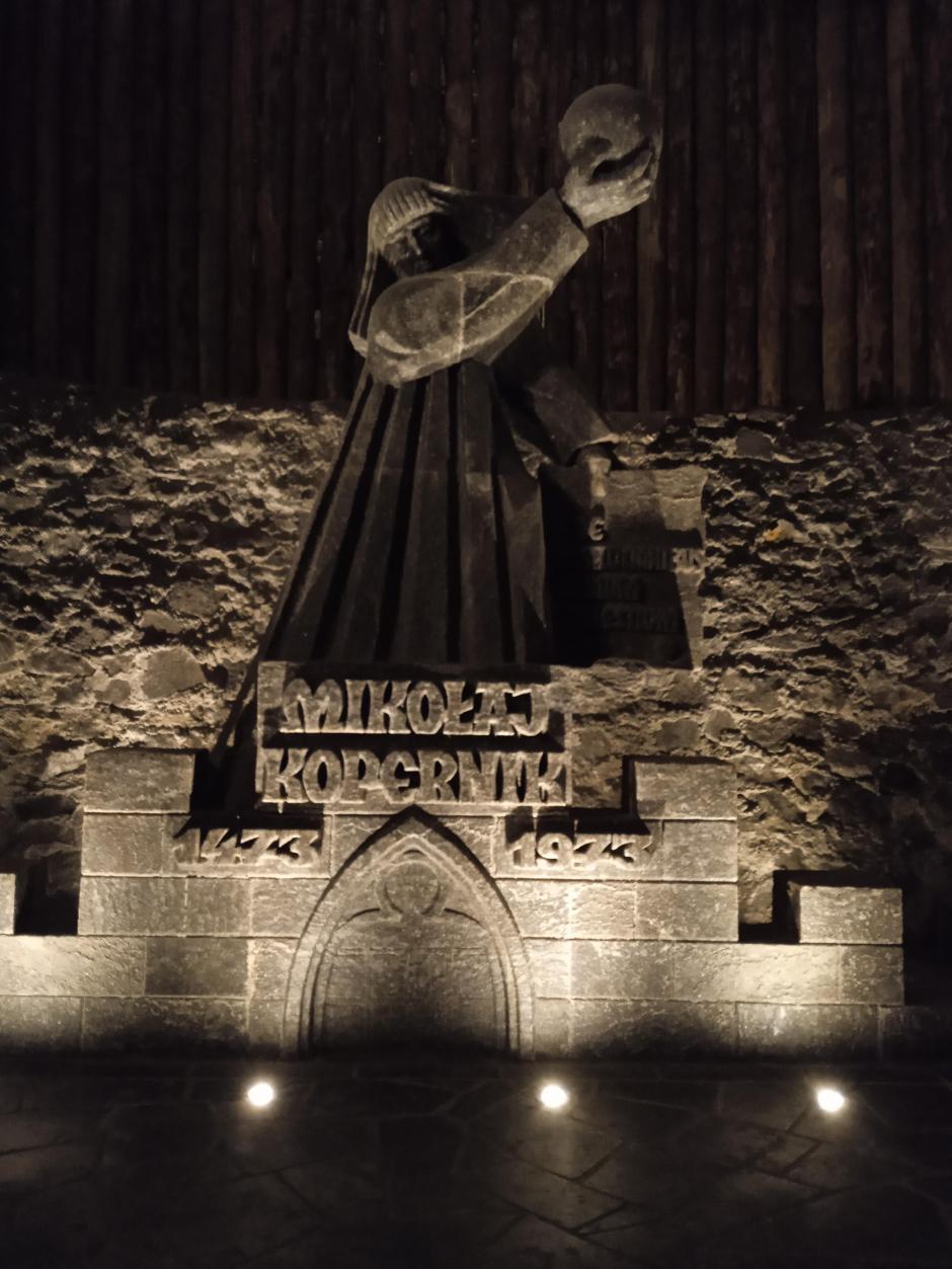 Escultura de sal Copérnico