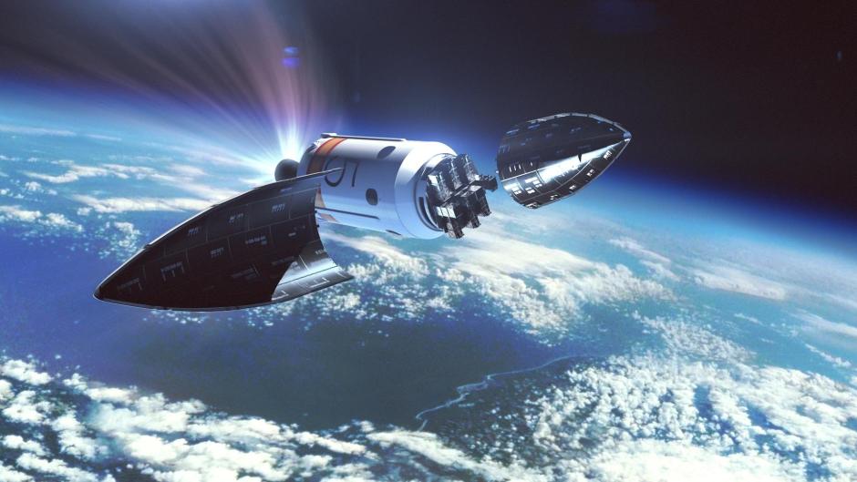 Imagen del vehículo de lanzamiento recuperable Miura 5, en el que trabaja la española PLD Space con fondos europeos.