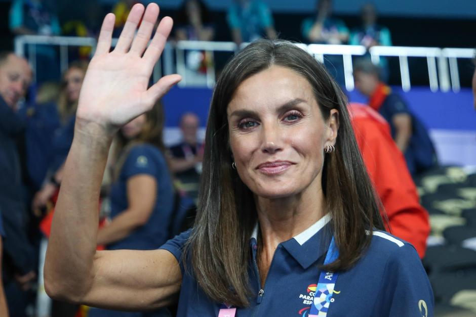 Queen Letizia of Spain attends the Paris 2024 Paralympic event in Nanterre near Paris, FRANCE - 30/08/2024.