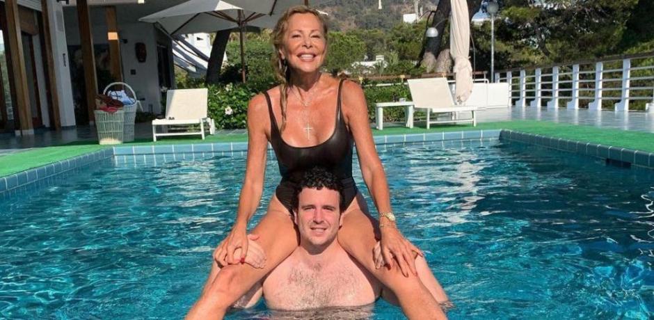 Ana Obregón y su hijo Aless Lequio