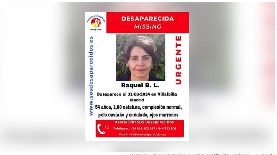 Hallan muerta a la mujer desaparecida en Villalbilla y detienen a su marido