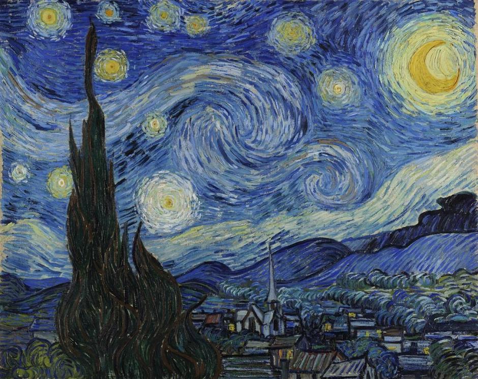 La noche estrellada de Van Gogh