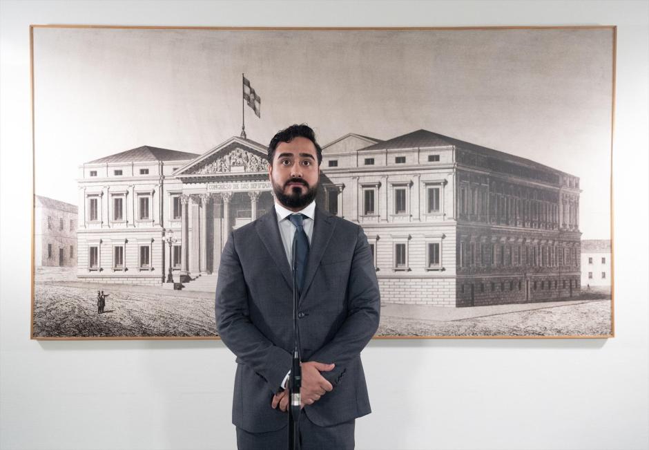 El eurodiputado electo Luis 'Alvise' Pérez Fernández, líder de la agrupación Se Acabó la Fiesta