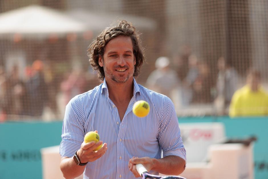 Tennisplayer Feliciano Lopez during the presentation of Mutua Madrid Open 2024  on April 8, 2024, in Madrid, Spain.