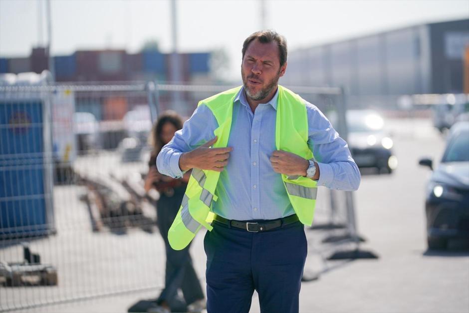El ministro de Transportes y Movilidad Sostenible, Óscar Puente, el pasado mes de julio
