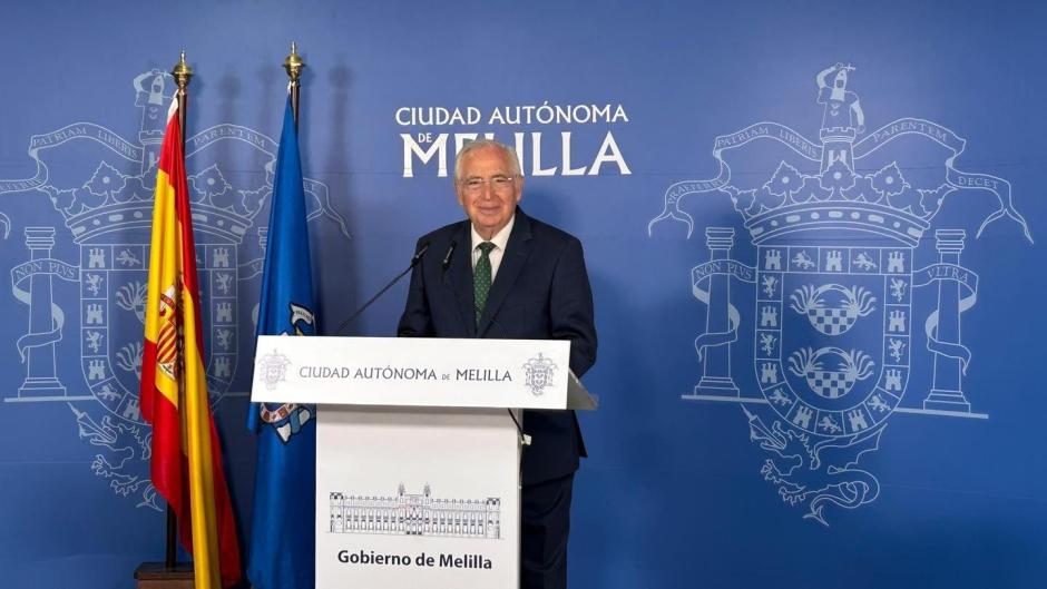 El presidente de la Ciudad Autónoma de Melilla, Juan José Imbroda