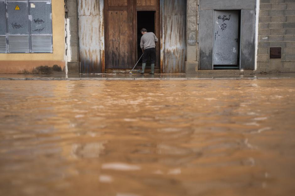 Imagen de inundaciones en la Comarca de Utiel-Requena, Valencia