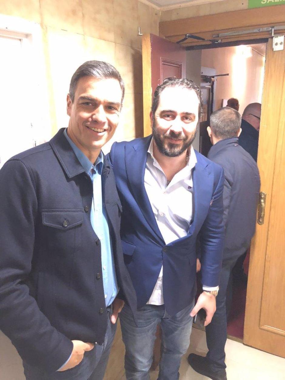 Víctor de Aldama con Pedro Sánchez