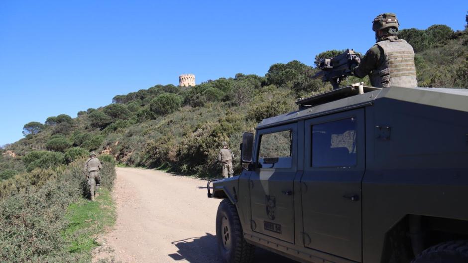 Operaciones de vigilancia y disuasión de los Grupos Tácticos Ceuta y Melilla