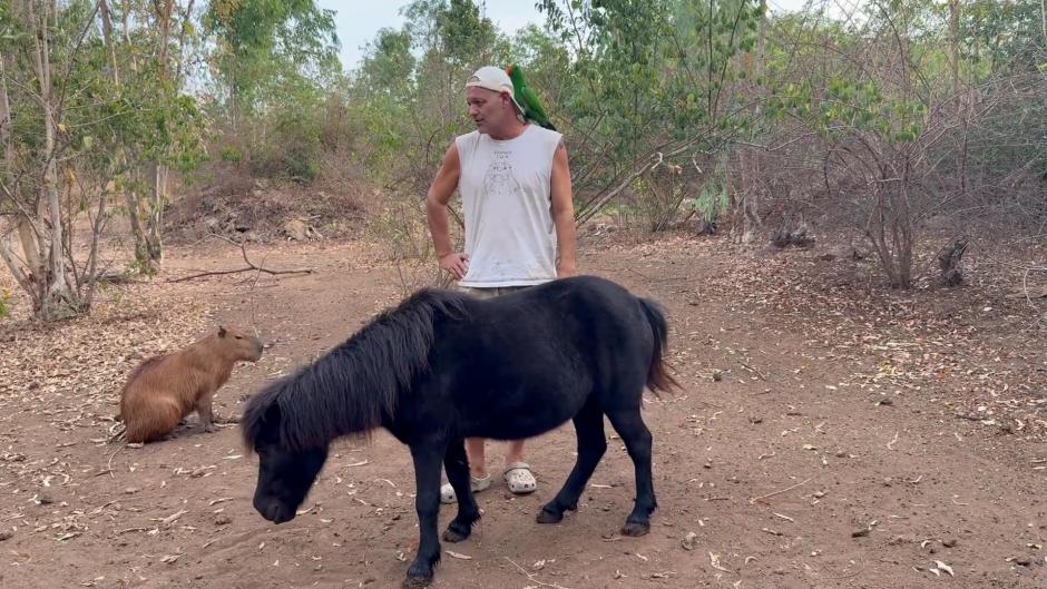 Frank Cuesta en el Santuario tras ser puesto en libertad - Frank Cuesta