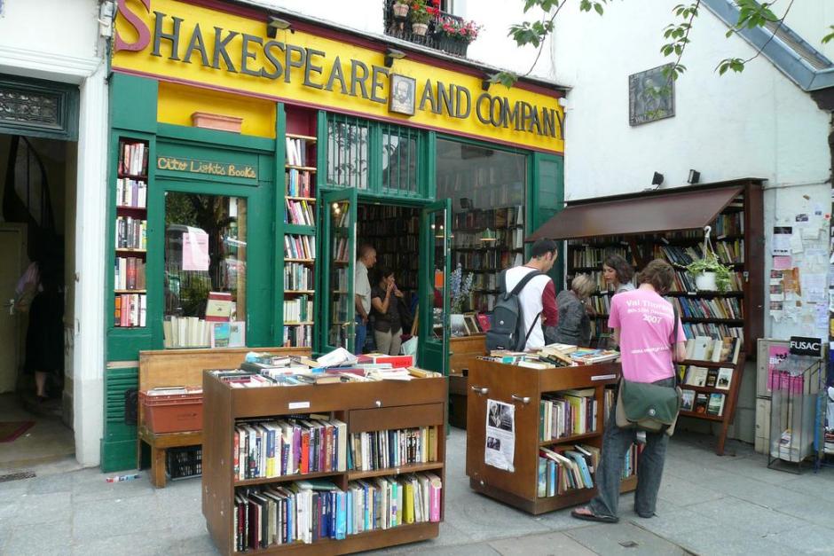 La librería Shakespeare and Company en París