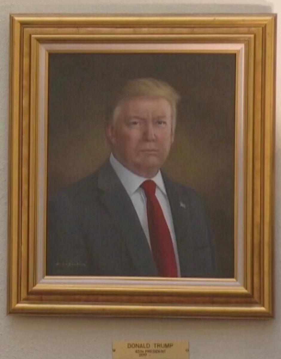 El retrato de Donald Trump