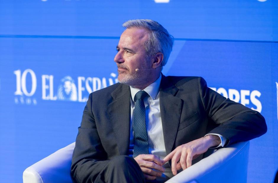 El presidente de Aragón, Jorge Azcón, durante la V edición del foro económico español ‘Wake Up, Spain!'