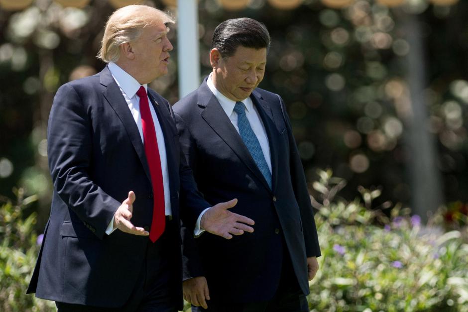 Donald Trump junto a Xi Jinping en una imagen de archivo