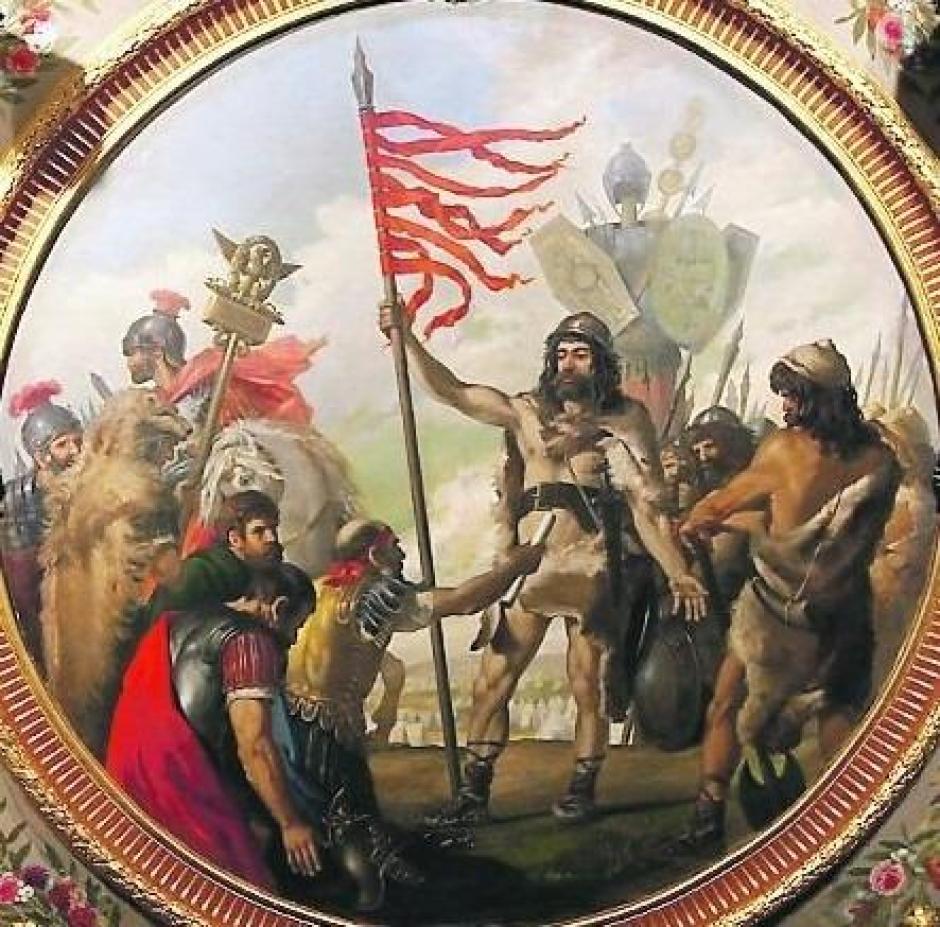 Viriato, pintura de Ramon Padró y Pedret