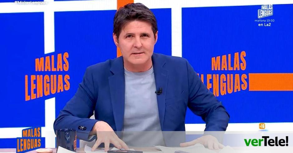 Jesús Cintora, presentador de Malas lenguas