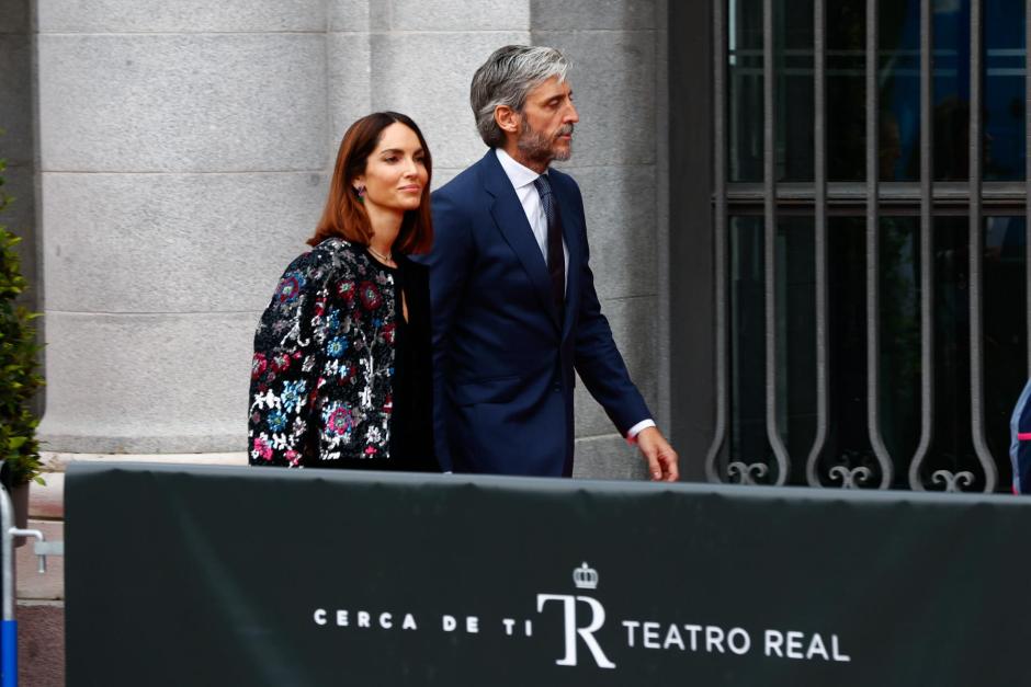 Eugenia Silva y su pareja
