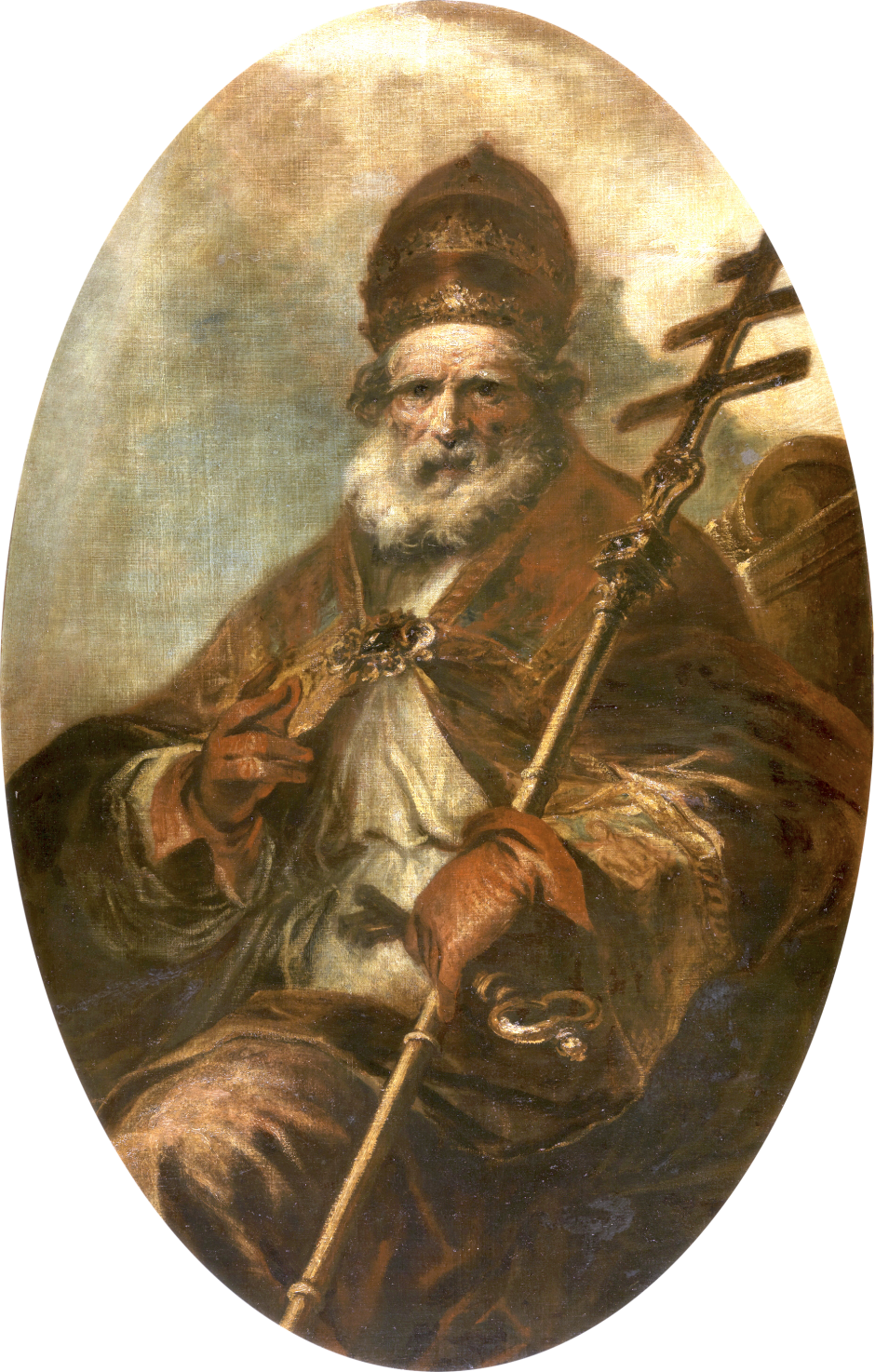San León I el Magno por Francisco de Herrera el Mozo (siglo XVII, Museo del Prado)