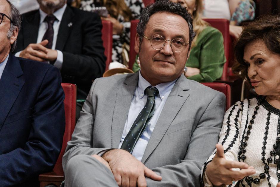 El fiscal General del Estado, Álvaro García Ortiz, durante el acto de entrega de los XIX Premios anuales del Observatorio contra la Violencia Doméstica y de Género, en el Consejo General del Poder Judicial (CGPJ), a 9 de junio de 2025, en Madrid (España). En esta edición, los galardonados han sido Emma Larreta, superviviente de violencia de género, la Fundación Mujeres, por los proyectos desarrollados para lograr una igualdad de oportunidades entre mujeres y hombres, y la experta en Derecho Matrimonial y Práctica Procesal, Ana María Pérez del Campo, que recibe la mención especial ‘Soledad Cazorla’ por ser pionera en la lucha por los derechos de las mujeres durante la dictadura y la transición.

Carlos Luján / Europa Press
09/6/2025